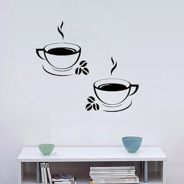 Coffee Cups Kitchen Wall Stickers Art Vinyl Decal Restaurant Pub Cafe Home Decor Coffee Cups Kitchen Wall Stickers Art Vinyl Decal Restaurant Pub Cafe Home Decor